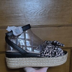 CLOSET CLOSEDOWN⚠️🚨Bamboo Cheetah Stylish Espadrille Sandals